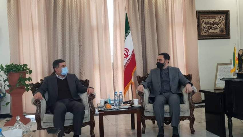 دیدار استاندار البرز با معاون كنسولی، مجلس و ايرانيان وزارت امور خارجه