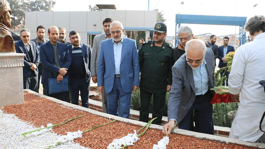 یادمان جدید شهدای شرکت کارخانجات داروپخش با حضور معاون پارلمانی رئیس جمهور رونمایی شد+ تصاویر