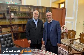 شهردار کرج با رئیس مجلس دیدار کرد