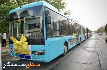 خون تازه در رگ‌های حمل‌ونقل کرج/ ۱۲ اتوبوس ۱۸ متری به خیابان‌ها آمدند